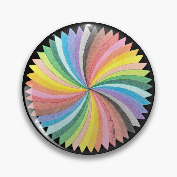 Item preview, multicolored rosette - flower rosette - mandala rosette designed and sold by nounouangelique.