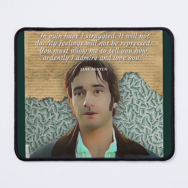 Item preview, Jane Austen Fan Art: Pride and Prejudice - Darcy Ardently designed and sold by Nicola Delacoeur.
