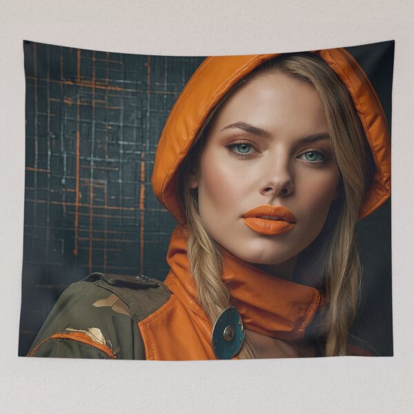 Item preview, Orange woman 11 designed and sold by Osintown.