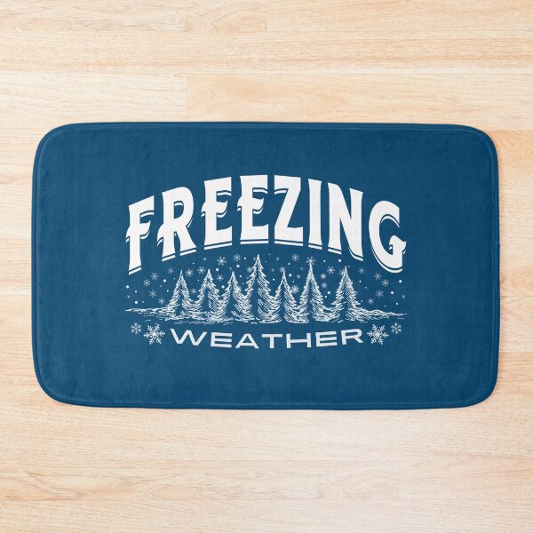 Item preview, FREEZING WEATHER HELLO WINTER COLD SEASON CHRISTMAS TREES designed and sold by NiibDesigns.