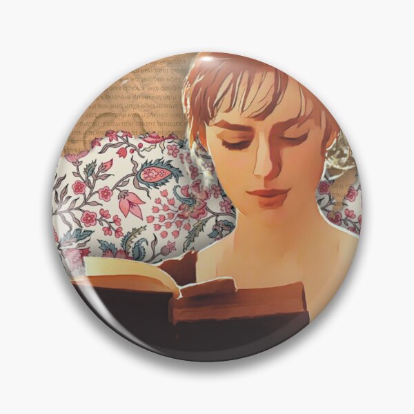 Item preview, Jane Austen Fan Art: Pride and Prejudice - Elizabeth with Book designed and sold by Nicola Delacoeur.
