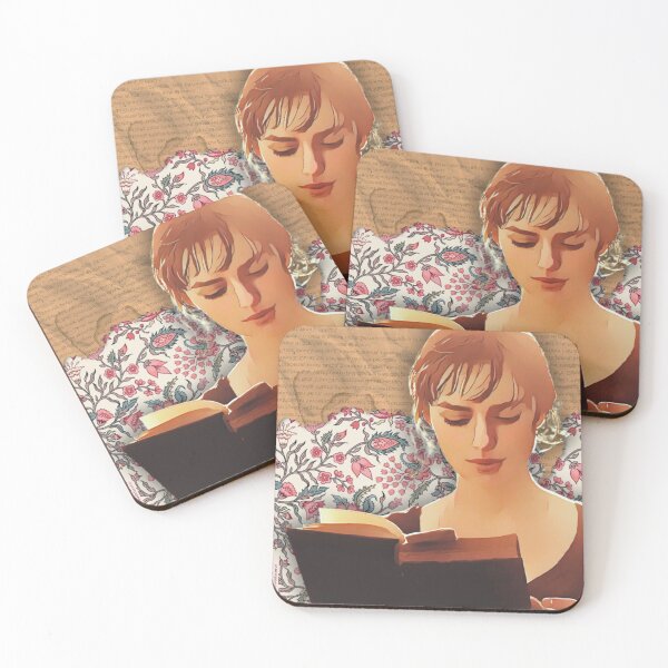 Item preview, Jane Austen Fan Art: Pride and Prejudice - Elizabeth with Book designed and sold by Nicola Delacoeur.
