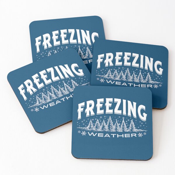 Item preview, FREEZING WEATHER HELLO WINTER COLD SEASON CHRISTMAS TREES designed and sold by NiibDesigns.