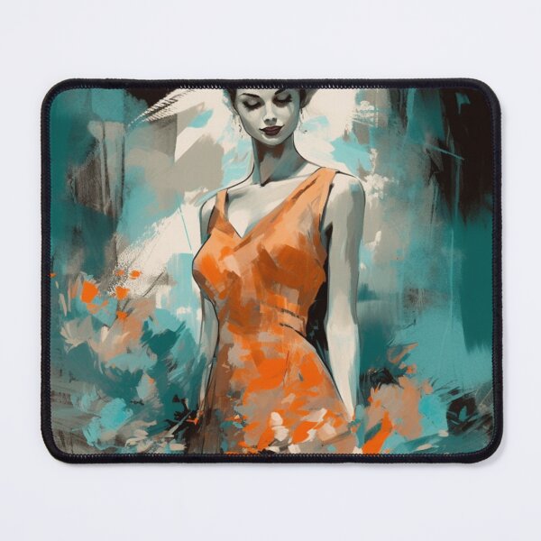 Item preview, Woman portrait painting designed and sold by MadSharkWear.