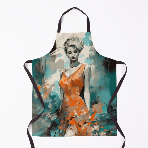 Item preview, Woman portrait painting designed and sold by MadSharkWear.