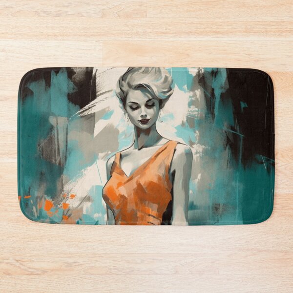 Item preview, Woman portrait painting designed and sold by MadSharkWear.