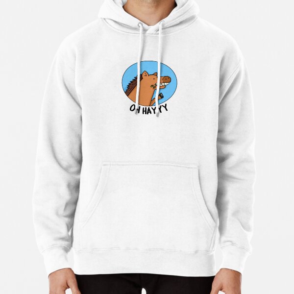 Item preview, Oh Hayyy Funny Horse Puns designed and sold by punnybone.