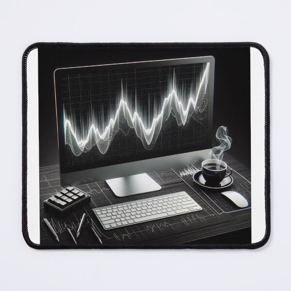 Item preview, trending wave in pc monitor with cup of tea designed and sold by lordofsilence.