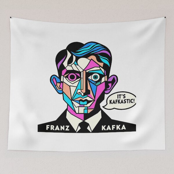 Item preview, Franz Kafka as Contemporary Cubism Art  designed and sold by OzzFrequency.
