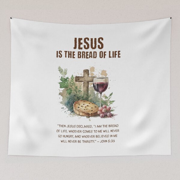 Item preview, Jesus Is The Bread Of Life designed and sold by LukaGiose97.