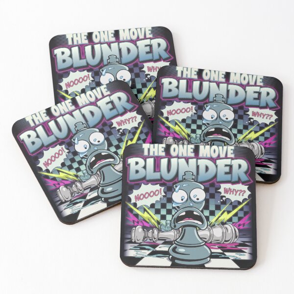 Item preview, Chess Pieces Game - The One Move Blunder - 90s Chess Frustration designed and sold by stickercuffs.
