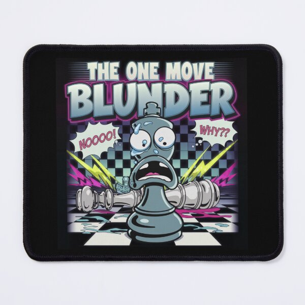 Item preview, Chess Pieces Game - The One Move Blunder - 90s Chess Frustration designed and sold by stickercuffs.
