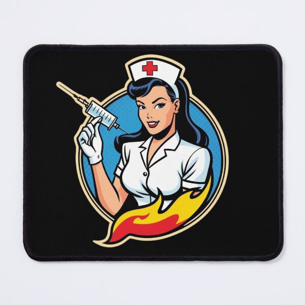 Item preview, Nurse in flame designed and sold by MessOnClothes.