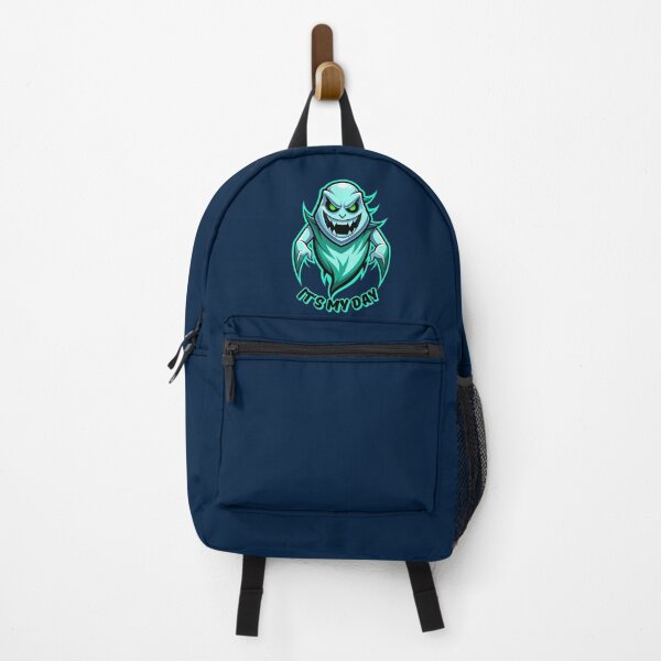 Item preview, Toothy Evil Ghost: 'It's My Day' Minimalist Vector Design designed and sold by VikArtStudio.