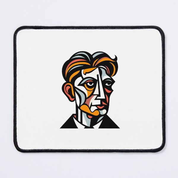 Item preview, Franz Kafka as Contemporary Cubism Art  designed and sold by OzzFrequency.