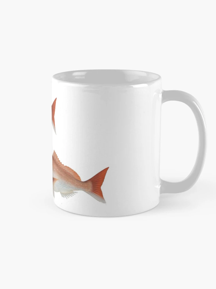 Thumbnail 3 of 6, Coffee Mug, Large Snapper designed and sold by Reelyfishing.
