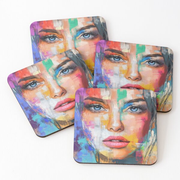 Item preview, Woman Colorful Portrait designed and sold by MadSharkWear.