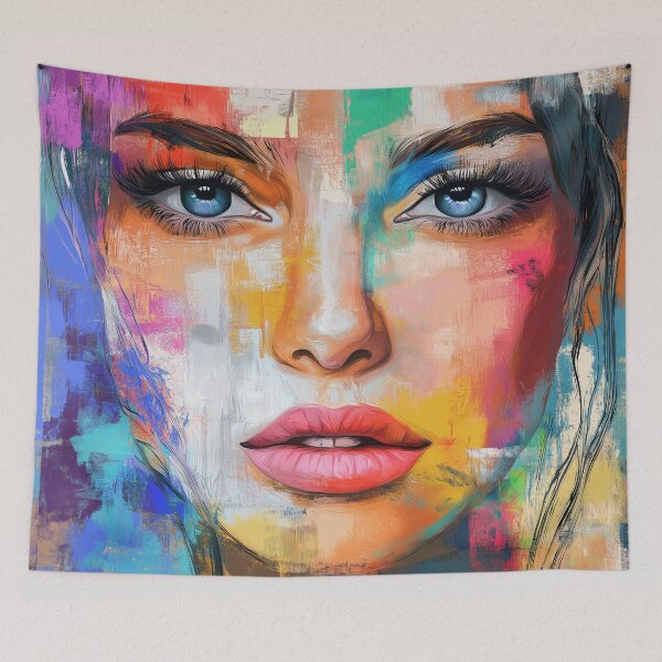 Item preview, Woman Colorful Portrait designed and sold by MadSharkWear.
