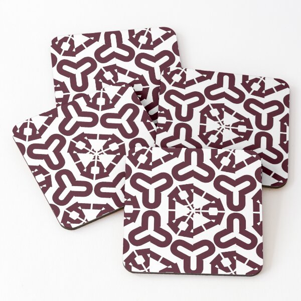 Item preview, set of four flowers.pattern, flower, vector, seamless, design, designed and sold by mobiza1000.