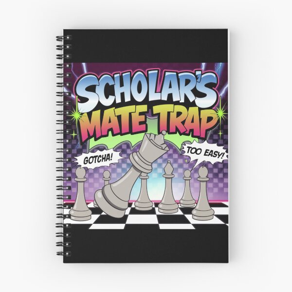 Item preview, Chess Pieces Game - The Scholar’s Mate Trap - 90s Chess Humour designed and sold by stickercuffs.