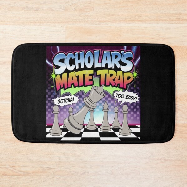 Item preview, Chess Pieces Game - The Scholar’s Mate Trap - 90s Chess Humour designed and sold by stickercuffs.