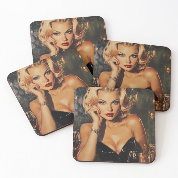 Item preview, Sensual Blonde Portrait designed and sold by MadSharkWear.