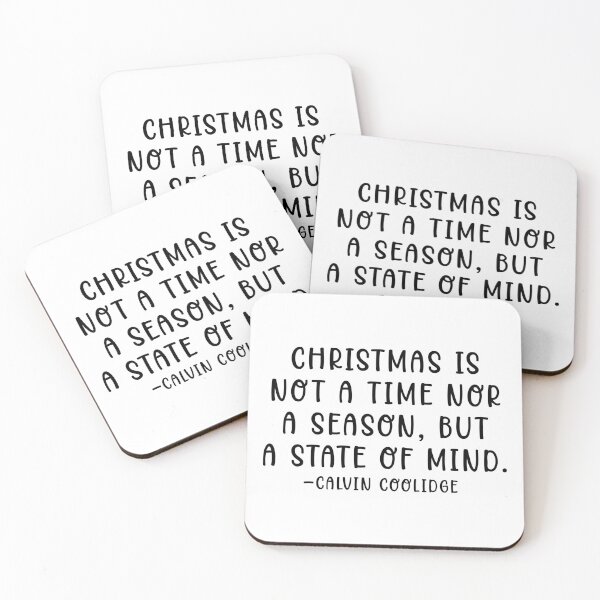 Item preview, Calvin Coolidge Christmas Quote designed and sold by SoulQuot.