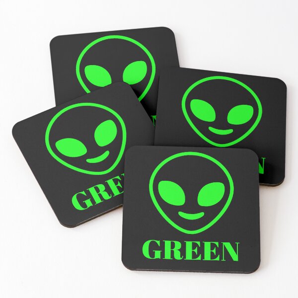 Item preview, GREEN ALIEN EMOJI FACE designed and sold by AJCIShop.