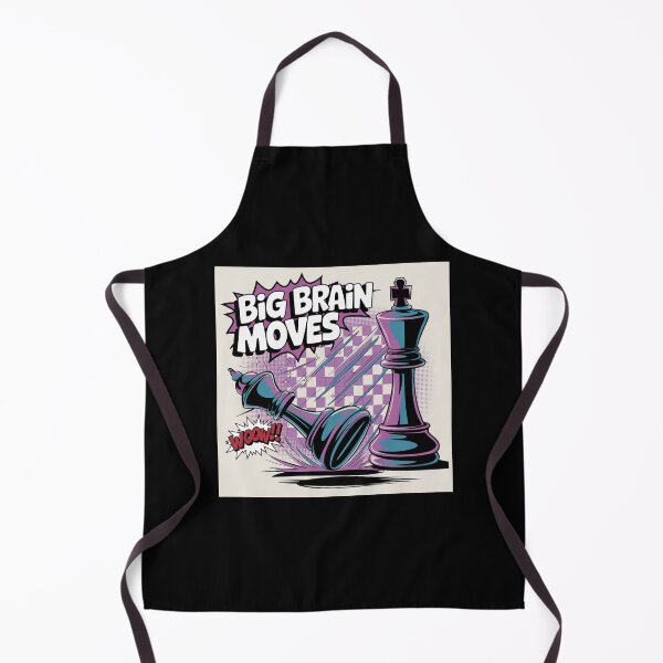 Item preview, Chess Pieces Game - Big Brain Moves - 90s Queen Sacrifice Chess designed and sold by stickercuffs.