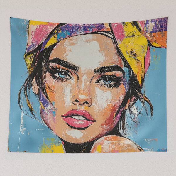 Item preview, Beautill Young Woman Portrait designed and sold by MadSharkWear.