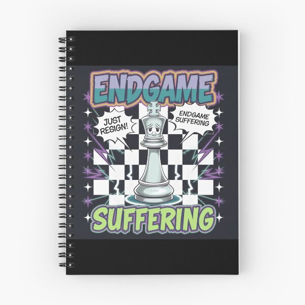 Item preview, Chess Pieces Game - Endgame Suffering - 90s Stubborn King Chess designed and sold by stickercuffs.