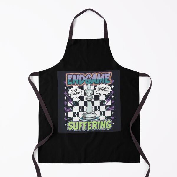 Item preview, Chess Pieces Game - Endgame Suffering - 90s Stubborn King Chess designed and sold by stickercuffs.