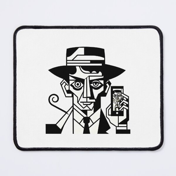 Item preview, Franz Kafka as Contemporary Cubism Art  designed and sold by OzzFrequency.