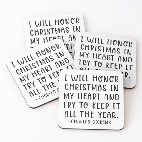 Item preview, Charles Dickens Christmas Quote designed and sold by SoulQuot.