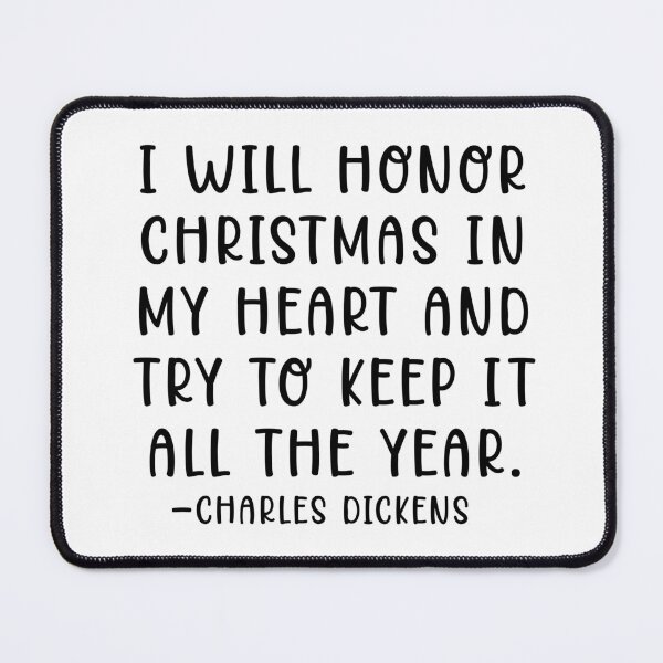 Item preview, Charles Dickens Christmas Quote designed and sold by SoulQuot.