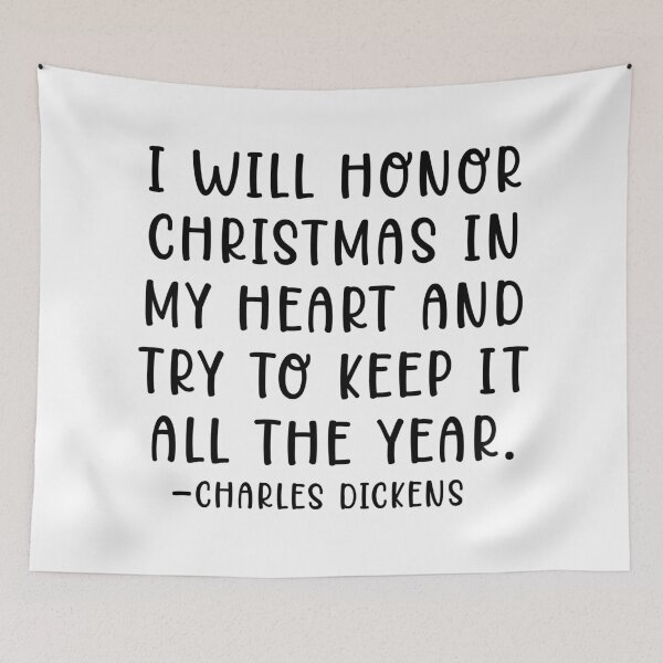 Item preview, Charles Dickens Christmas Quote designed and sold by SoulQuot.