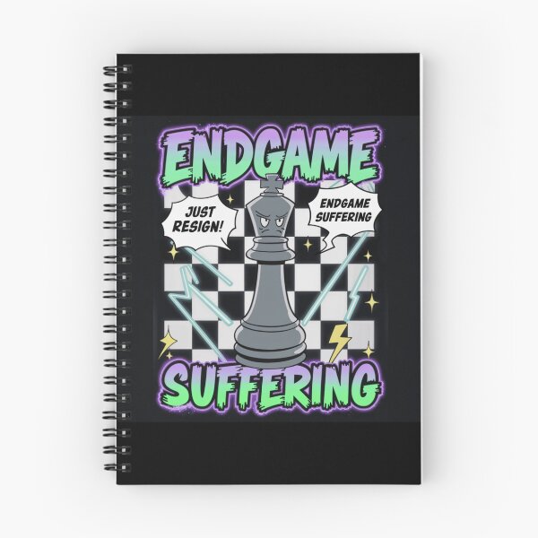 Item preview, Chess Pieces Game - Endgame Suffering - 90s Stubborn King Chess designed and sold by stickercuffs.