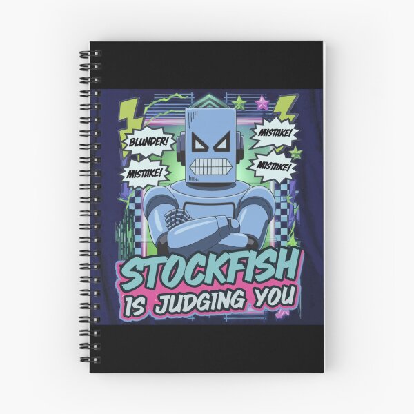 Item preview, Chess Pieces Game - Stockfish is Judging You - 90s Chess AI Attitude designed and sold by stickercuffs.