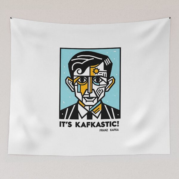 Item preview, Franz Kafka as Contemporary Cubism Art  designed and sold by OzzFrequency.