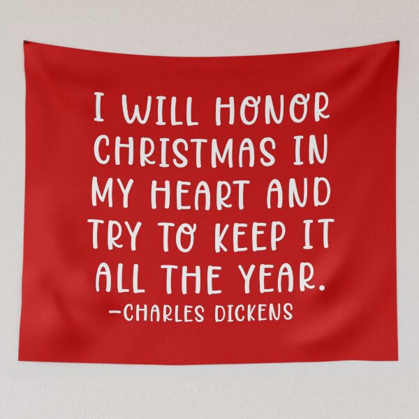 Item preview, Charles Dickens Christmas Quote designed and sold by SoulQuot.