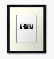 werewolf Framed Print