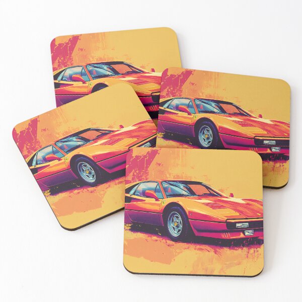 Item preview, Red Ferrari GTS Turbo designed and sold by AutoPopStudio.
