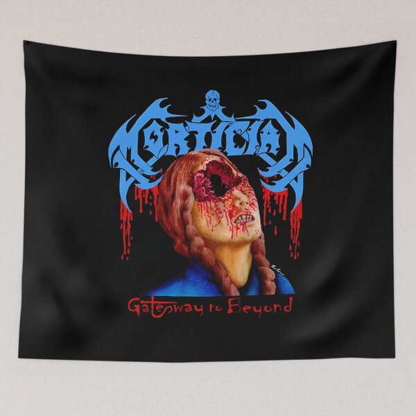 Item preview, Band Music Black Horror Face designed and sold by VanessaLemen.