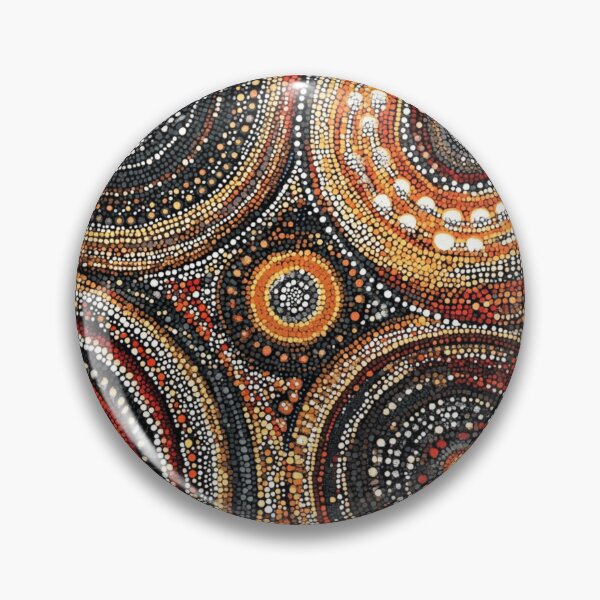 Item preview, Aboriginal Inspired Dot Art - Inside The Circles designed and sold by GrinGalore.