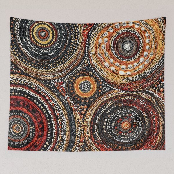 Item preview, Aboriginal Inspired Dot Art - Inside The Circles designed and sold by GrinGalore.