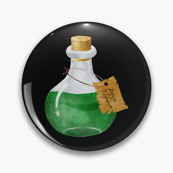 Item preview, Water Painting Texture Green Poison Bottle designed and sold by SoniyaArt !.