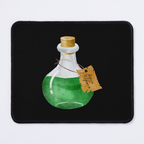 Item preview, Water Painting Texture Green Poison Bottle designed and sold by SoniyaArt !.