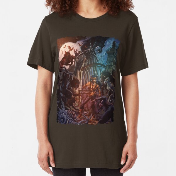 Forsaken Cover Art: Predators Slim Fit T-Shirt
