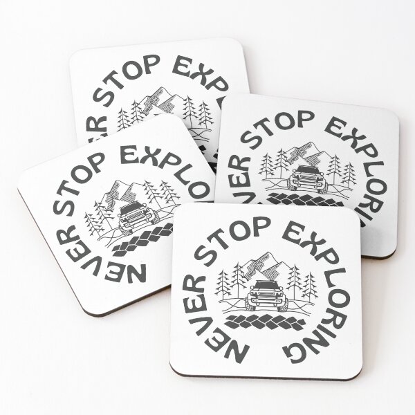 Item preview, Never Stop Exploring designed and sold by Sketch-Shack.