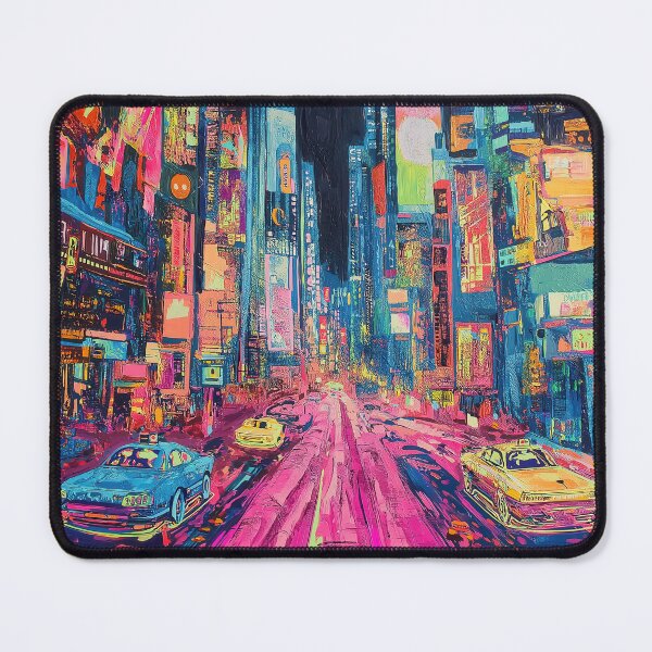 Item preview, Neon Cityscape Art Print designed and sold by Ideationing.